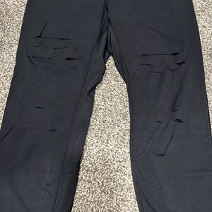 ZYIA Black Slash Leggings